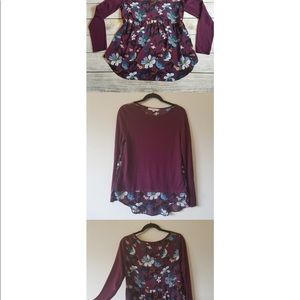 Floral Longsleeve Blouse LOFT